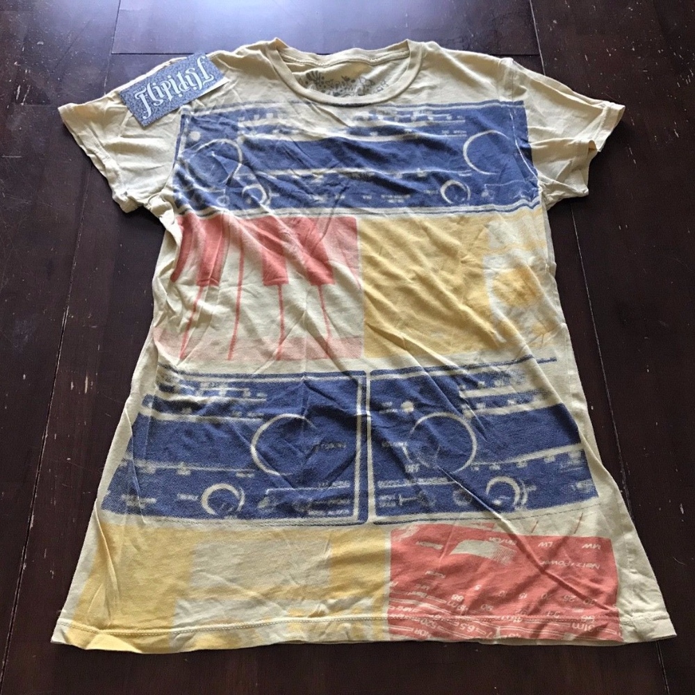 WOMENS FIVE CROWN BOOMBOX YELLOW SHIRT